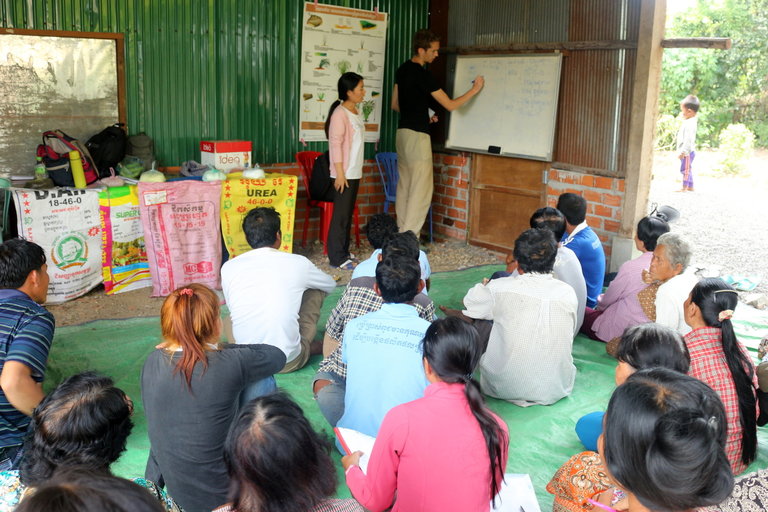 Zemědělská školení ve vesnicích provincie Battambang